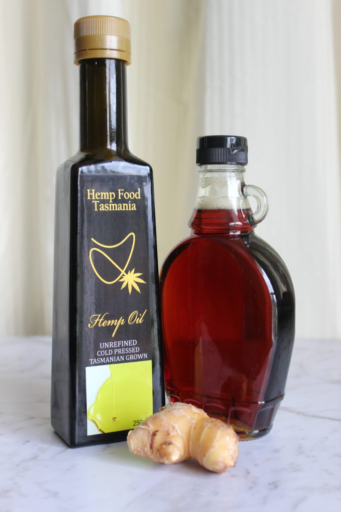 Hempseed oil ginger and maple